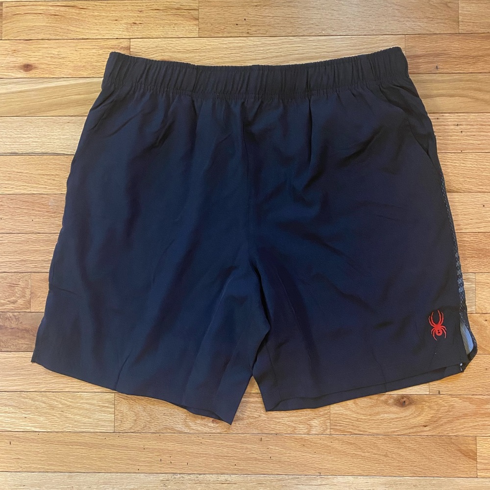 Men’s black Spyder shorts